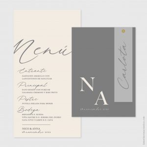 menu boda evento marcasitio seating plan elegante masculino