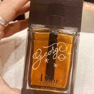 Dior Hombre Perfume Personalizado con Caligrafía