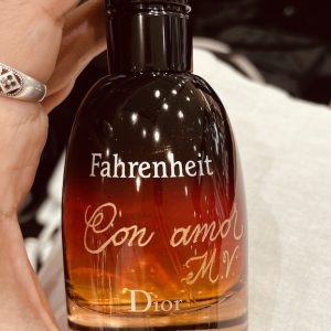 Fahrenheit Dior Perfume Personalizado con Caligrafía