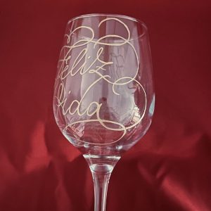 regalo copa vino personalizada grabado la marimorena creativos